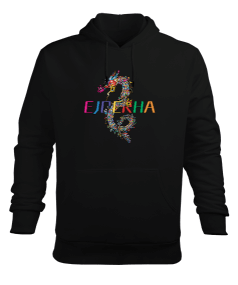 Ejderha Erkek Kapüşonlu Hoodie Sweatshirt