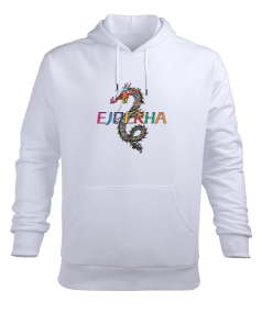 Ejderha Erkek Kapüşonlu Hoodie Sweatshirt