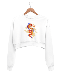 Ejderha Kadın Crop Sweatshirt