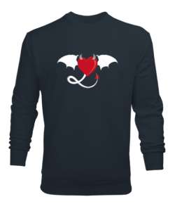 Ejderha Kalp - Dragon Heart Füme Erkek Sweatshirt