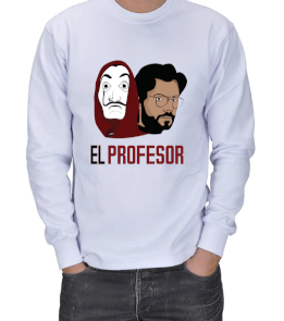 EL PROFESOR LA CASA DE PAPEL ERKEK SWEATSHIRT