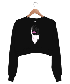 Elephant Kadın Crop Sweatshirt