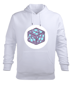 Elmas Bloğu Minecraft Erkek Kapüşonlu Hoodie Sweatshirt