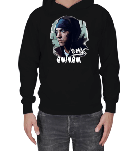 Eminem Erkek Kapüşonlu Hoodie Sweatshirt