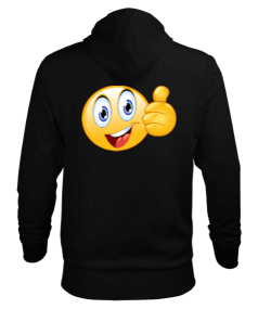 Emoji Erkek Kapüşonlu Hoodie Sweatshirt