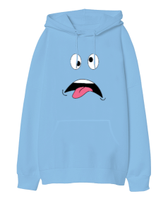 emoji Oversize Unisex Kapüşonlu Sweatshirt