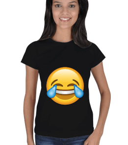 EMOJİLİ KADIN TİŞÖRT Kadın Tişört