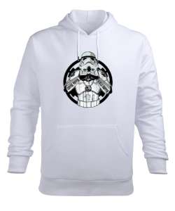  Empire Poppin Beyaz Erkek Kapüşonlu Hoodie Sweatshirt