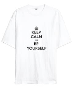 emwath keep calm Oversize Unisex Tişört