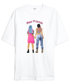 En iyi arkadaslar-Best Friends Oversize Unisex Tişört