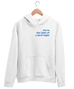 en iyi yazılı baskılarımız Beyaz Unisex Kapşonlu Sweatshirt