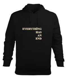 END Erkek Kapüşonlu Hoodie Sweatshirt