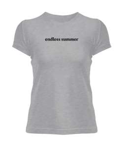 Endless Summer Gri Kadın Tişört