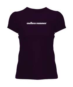 Endless Summer Koyu Mor Kadın Tişört