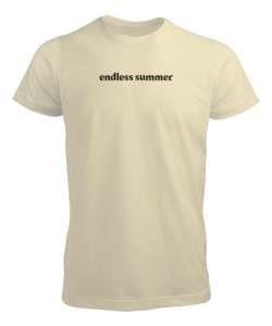 Endless Summer Krem Erkek Tişört