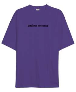 Endless Summer Mor Oversize Unisex Tişört