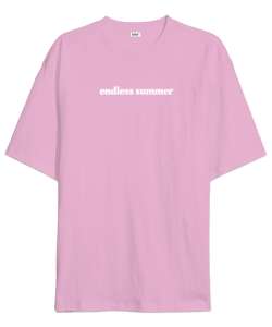 Endless Summer Pembe Oversize Unisex Tişört