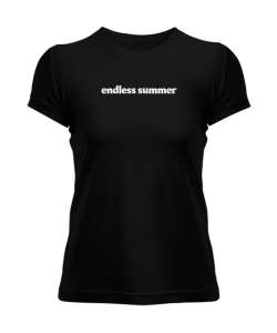 Endless Summer Siyah Kadın Tişört