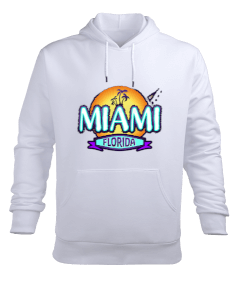 Erkek Giyim Miami Florida Erkek Kapüşonlu Hoodie Sweatshirt