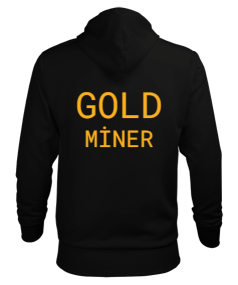 Erkek Gold Miner Erkek Kapüşonlu Hoodie Sweatshirt