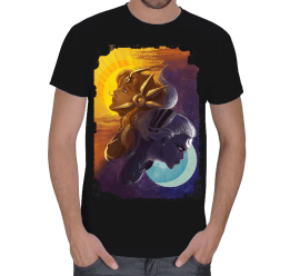 Erkek T-shirt League Of Legends Diana and Leona Erkek Tişört