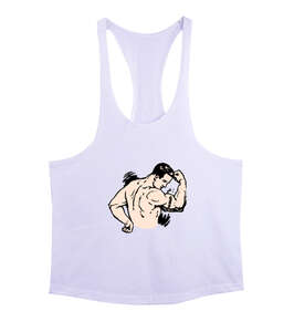 Estetik adam fitness motivasyon Beyaz Erkek Tank Top Atlet