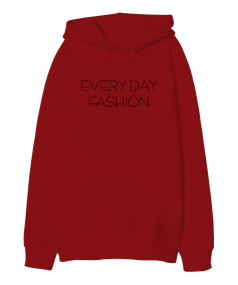 EVERY DAY FASHION Oversize Unisex Kapüşonlu Sweatshirt