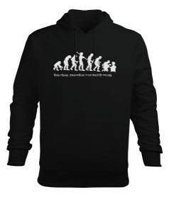 Evrim, Evrilmiş Hayat Erkek Kapüşonlu Hoodie Sweatshirt