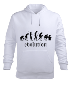 Evulation Erkek Kapüşonlu Hoodie Sweatshirt