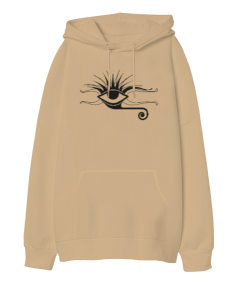 Eye Can Oversize Unisex Kapüşonlu Sweatshirt