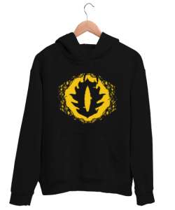 Eye of Sauron, Sauronun Gözü Tasarımı Baskılı Siyah Unisex Kapşonlu Sweatshirt