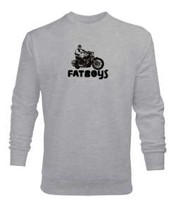 Fatboy-Şişman Çoçuklar Gri Erkek Sweatshirt