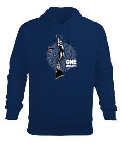 FD-05 One Breath Mono Fin Erkek Kapüşonlu Hoodie Sweatshirt