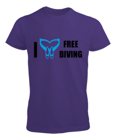 FD-06 Monofin Free Diving Love Erkek Tişört