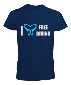 FD-06 Monofin Free Diving Love Erkek Tişört