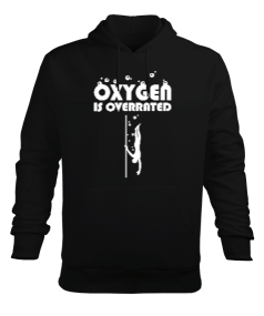 FD-08 Oxygen is Overrated Erkek Kapüşonlu Hoodie Sweatshirt