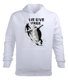 FD-10 We Dive Free Erkek Kapüşonlu Hoodie Sweatshirt