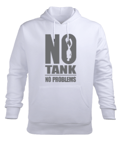 FD-11 No Tank No Problem Erkek Kapüşonlu Hoodie Sweatshirt