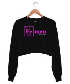 Fe-Men Kadın Crop Sweatshirt