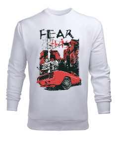 Fear This Tasarım Baskılı Erkek Sweatshirt