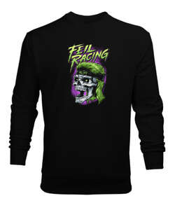 Feil Racing Siyah Erkek Sweatshirt