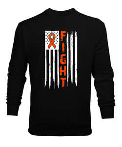 Fight Blu Siyah Erkek Sweatshirt