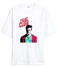 Fight Club Baskılı Oversize Unisex Tişört