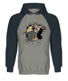 Fighter Orjinal Reglan Hoodie Unisex Sweatshirt