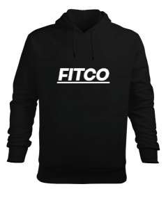 Fıtco basıc Erkek Kapüşonlu Hoodie Sweatshirt