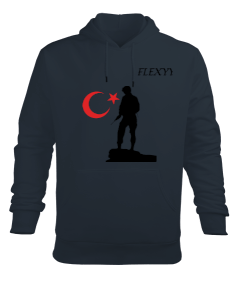 FLEXYY Erkek Kapüşonlu Hoodie Sweatshirt