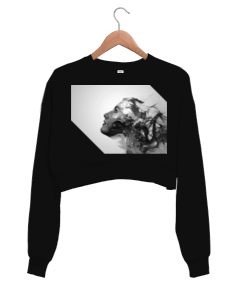 FlygoinG Kadın Crop Sweatshirt