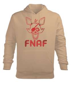 Fnaf - Freddy Nights Camel Erkek Kapüşonlu Hoodie Sweatshirt