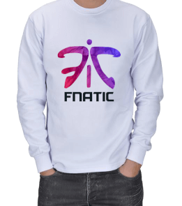 Fnatic Beyaz ERKEK SWEATSHIRT