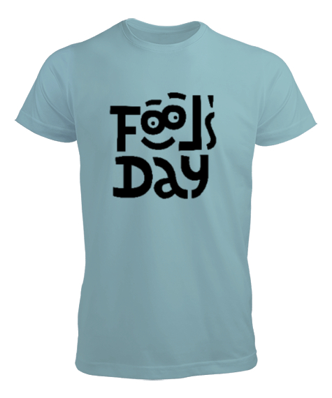 Tisho - Fools Day - Komik Bakışlar - 1 Nisan Su Yeşili Erkek Tişört